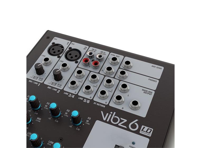LD Systems VIBZ 6 6 channel Mixing Console