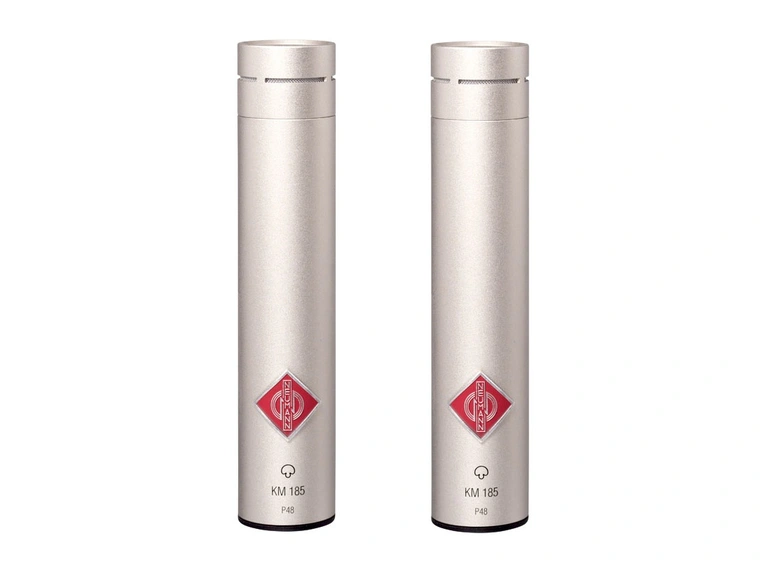 Neumann KM 185 Stereo Set Super-cardioid micrs. Nickel 