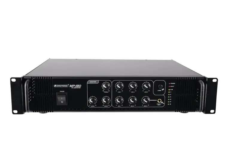 OMNITRONIC MP-180 PA Mixing Amplifier 