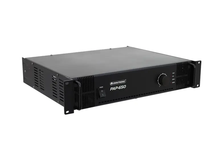 OMNITRONIC PAP-650 PA Amplifier 70V, 100V, 650W RMS 