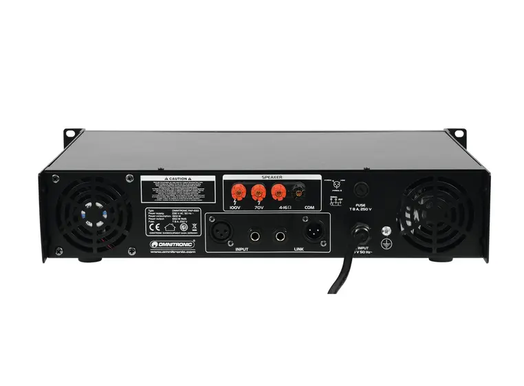 OMNITRONIC PAP-650 PA Amplifier 70V, 100V, 650W RMS 