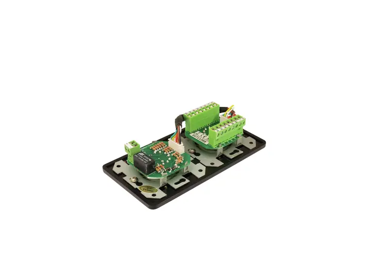 OMNITRONIC PA 5W mono Vol Contr/Prog Select, Black 