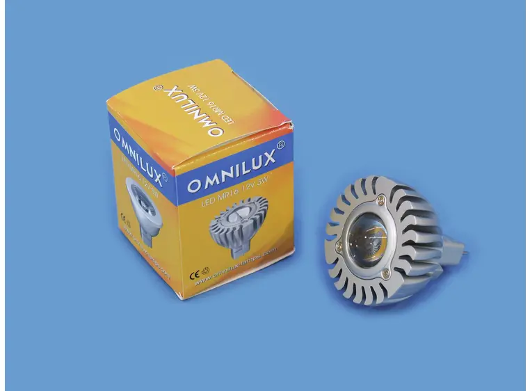 Omnilux MR-16 12V GU-5.3 3W LED green CR 