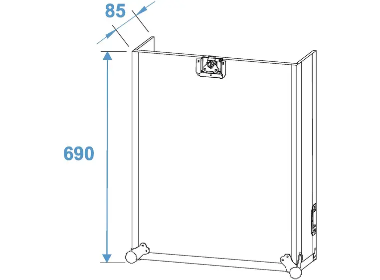 ROADINGER Special combo case Pro, 12U wheels 
