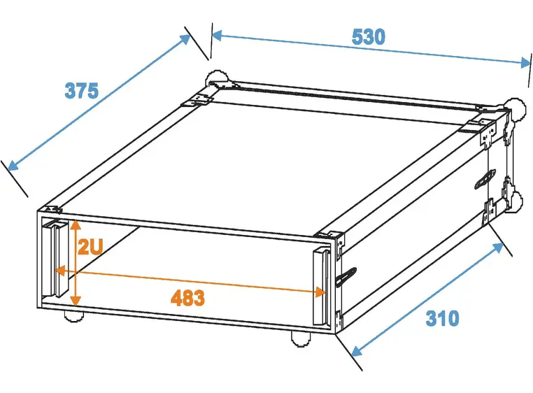 Roadinger Case for trådløse systemer 