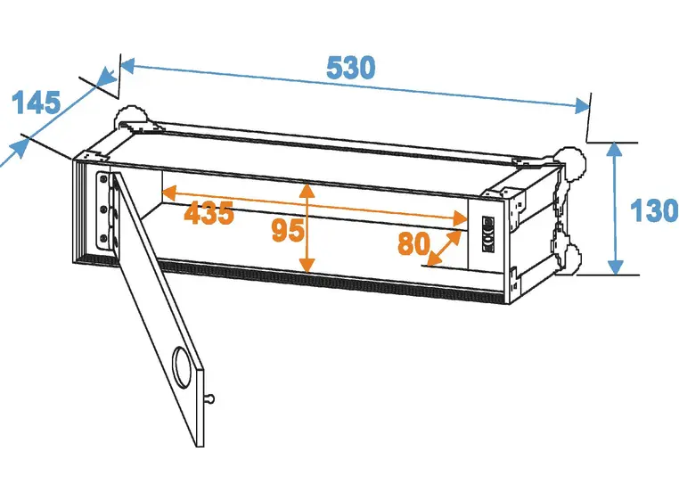 Roadinger Case for trådløse systemer 