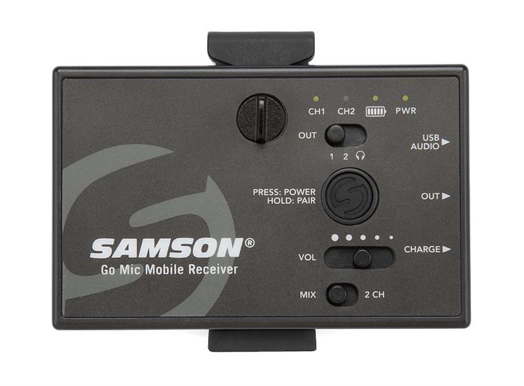 Samson GO MIC Mobile GMM mottaker 2,4GHz for the Go Mic Mobile system