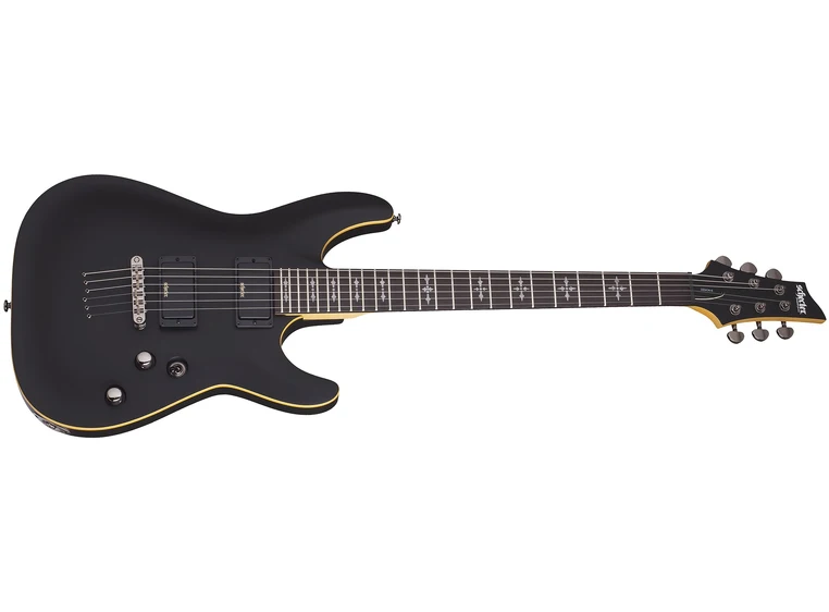 Schecter Demon 6 2018 Aged Black Satin 