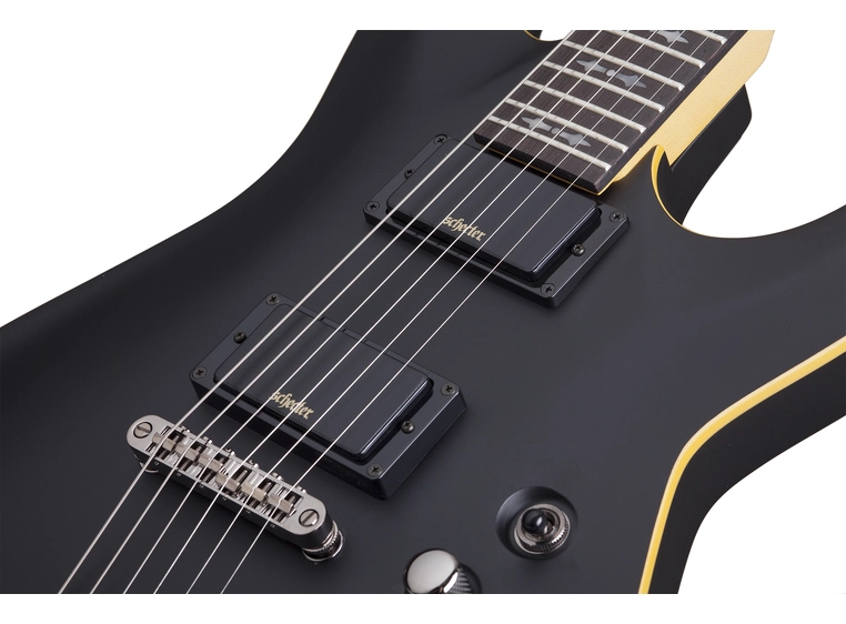 Schecter Demon 6 2018 Aged Black Satin 