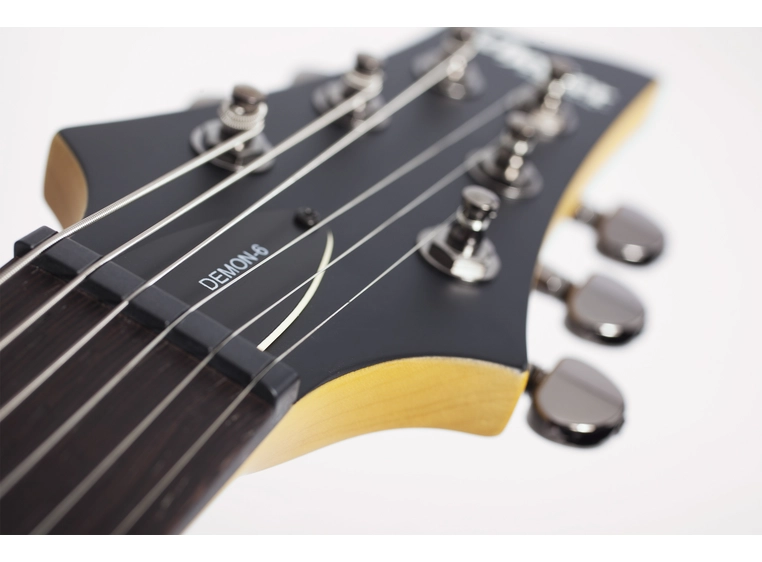 Schecter Demon 6 2018 Aged Black Satin 