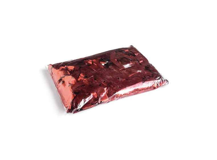 TCM FX Metallic Konfetti Rektangulær 55x18mm, Rød, 1kg 