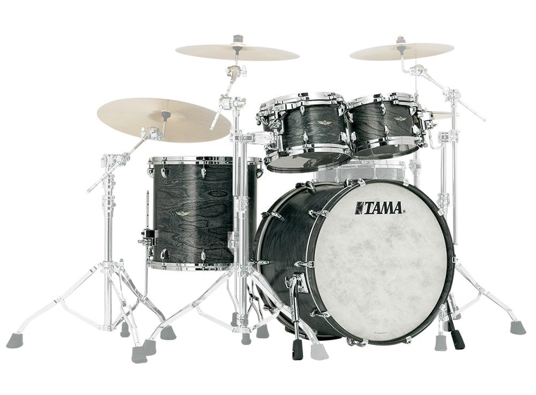 Tama TW42RZSA-SCS Star Walnut 4-shellkit (10,12,16,22), Satin Charcoal Sen 