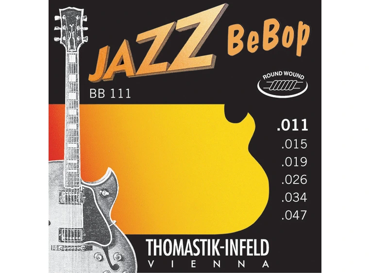 Thomastik BB111 For Electric Guitar (011-047) Jazz BeBob nickel round wound 