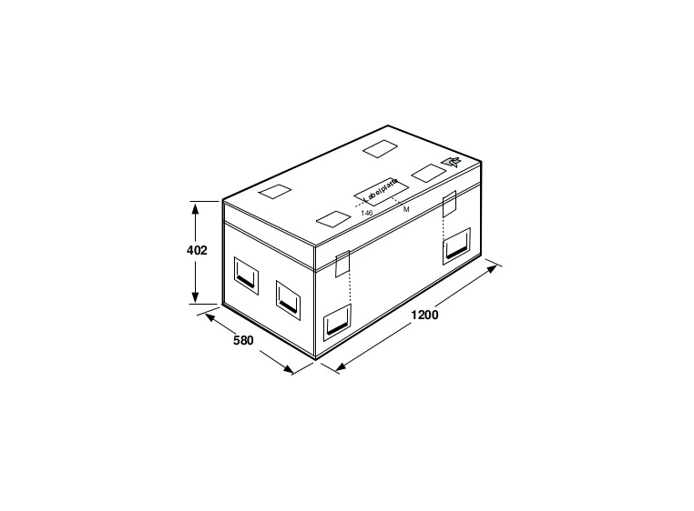 Astera Flightcase for 8 x AX10 Robust flightcase fra Amptown 