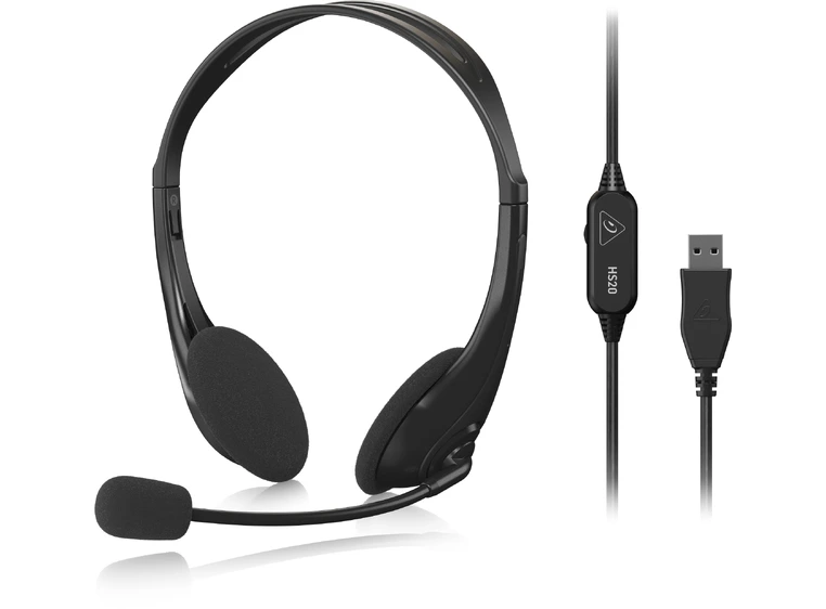 Behringer HS20 Stereo USB hodetelefon med mikrofon 
