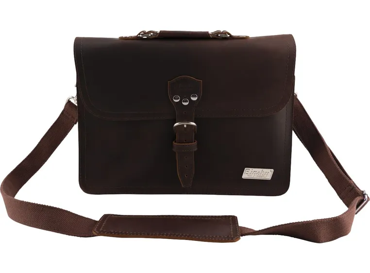 Bigsby Ltd Edition Leather Laptop Bag Brown 