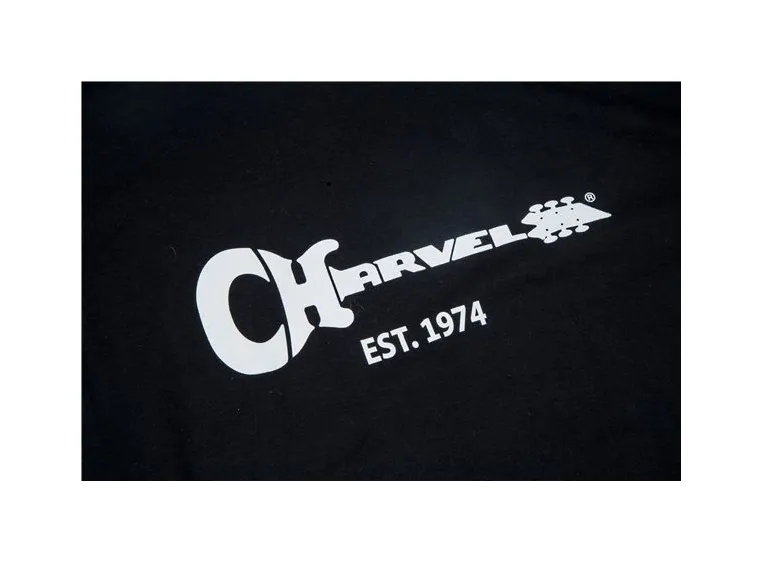 Charvel Guitar Logo t-skjorte, svart XXL 