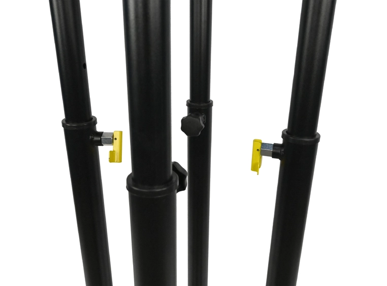 Contest TOTel Teleskopisk platform Sort. 100-180cm med Lycra trekk 