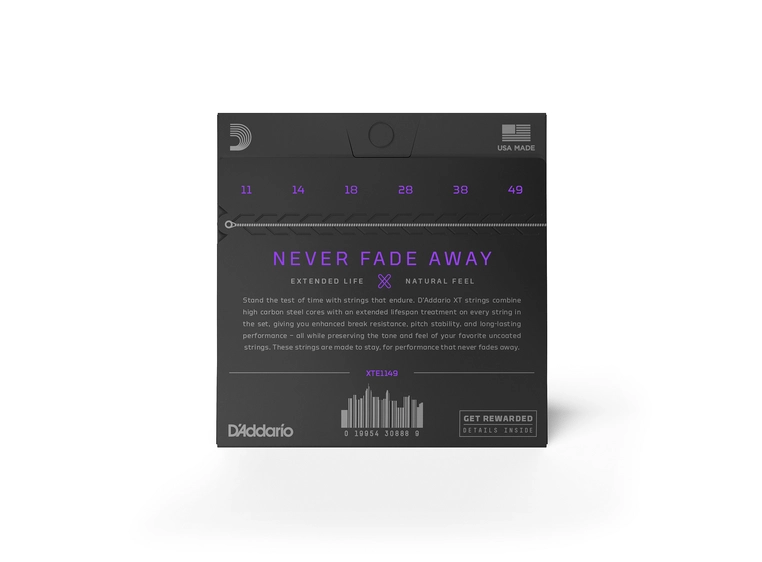 D'Addario XTE1149 El-gitar XT Coated (011-049) 