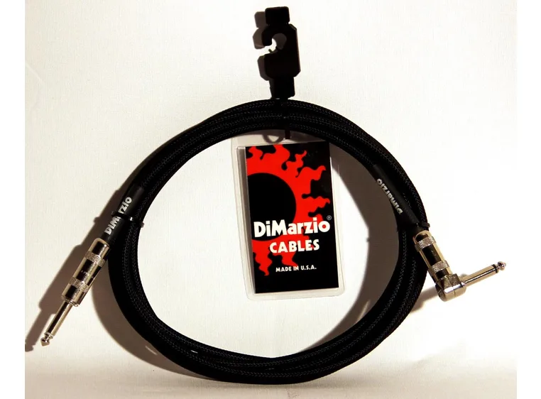 Dimarzio EP1710SRBK Instrumentkabel Braided 3 m. 1R/1V Black 