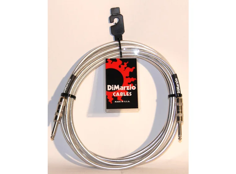 Dimarzio EP1715SSSM Instrumentkabel Braided 4,5 m. Silver Metallic 