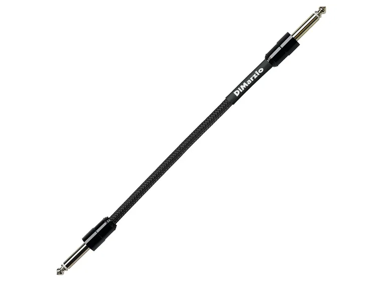 Dimarzio PC112BK Patchkabel Braided 30 cm. 2 raka, Black 