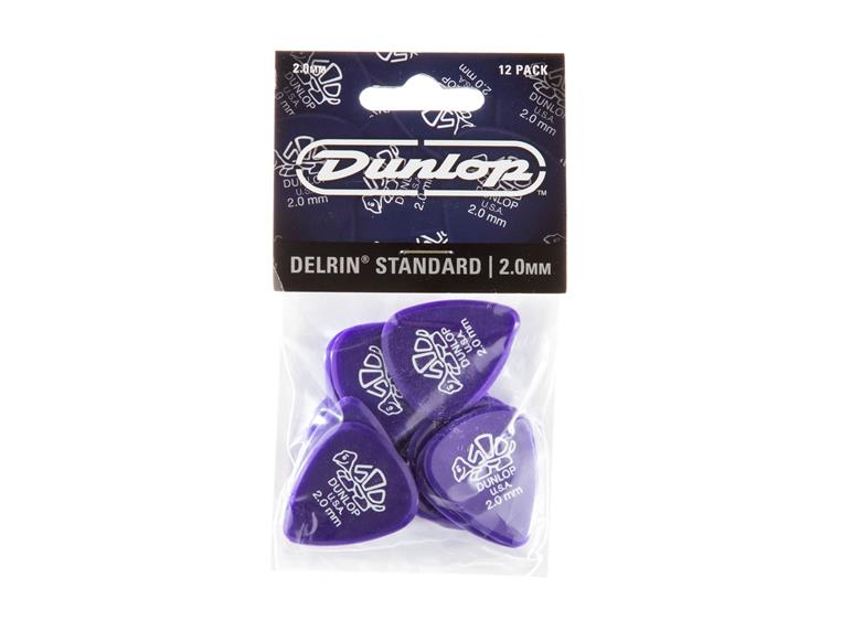 Dunlop 41P2.0 Delrin 500 Standard 12-Pack
