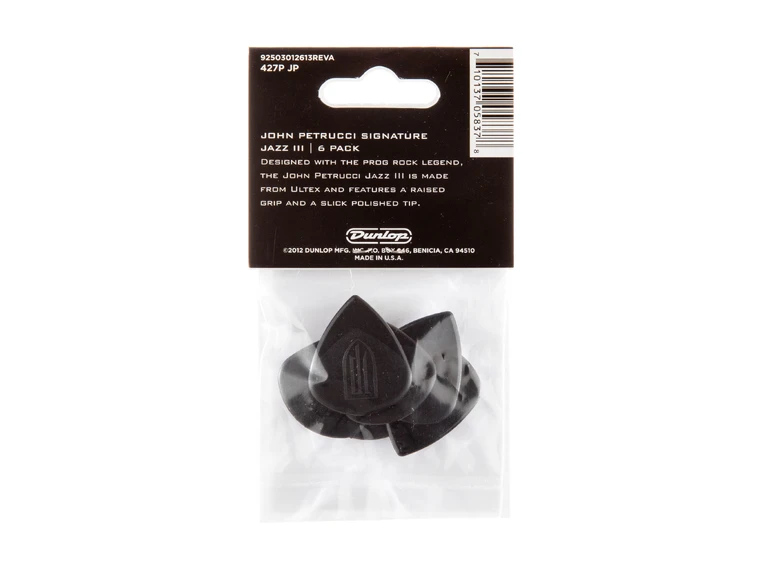 Dunlop 427PJP Petrucci JZ3 6-pakning 