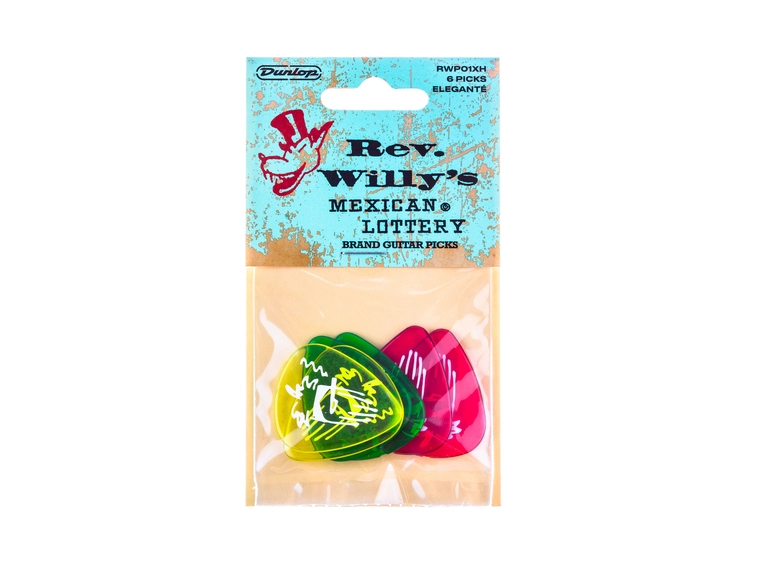 Dunlop RWP01XH Rev Willy X-HEAVY 6-pakning 