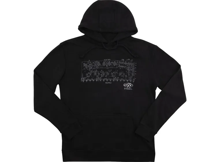 EVH Schematic Fleece Black, S 