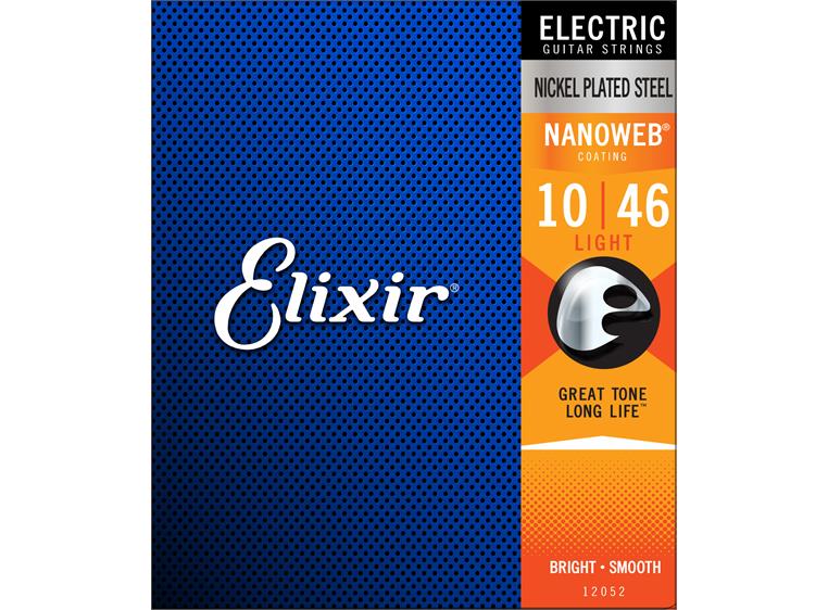 Elixir Nanoweb el-gitar 6str. (010-046) Light 12052