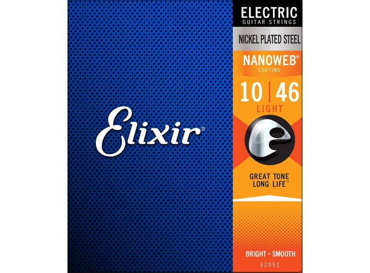 Elixir Nanoweb el-gitar 6str. (010-046) Light 12052 