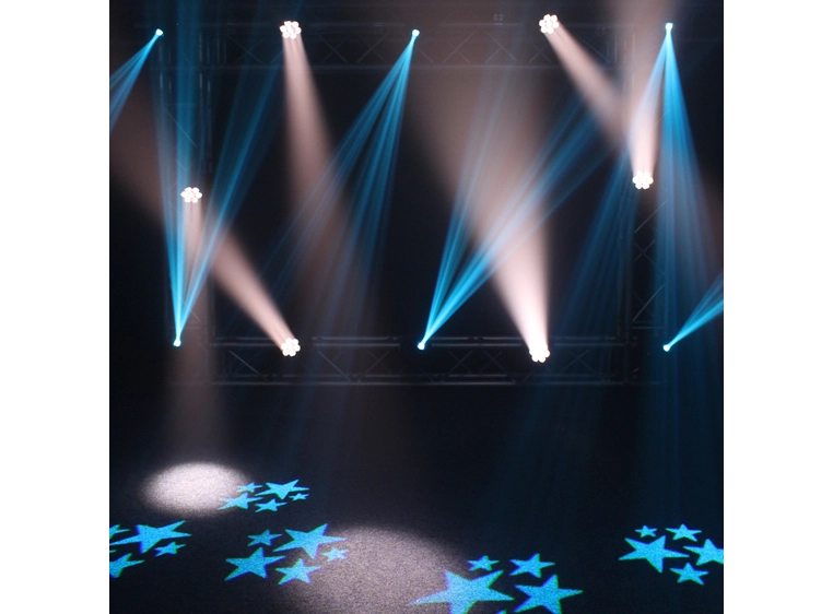 Equinox Fusion 100 Spot MKII, LED Spot 80W LED Spot. Hvit finish 