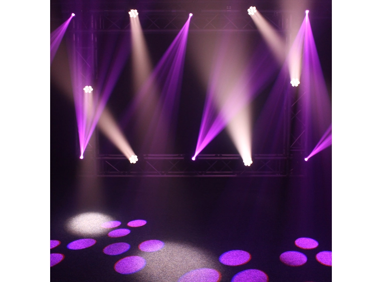 Equinox Fusion 100 Spot MKII, LED Spot 80W LED Spot. Hvit finish 