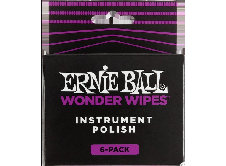 Ernie Ball EB-4278 Wonder Wipes 6-pack Polish 