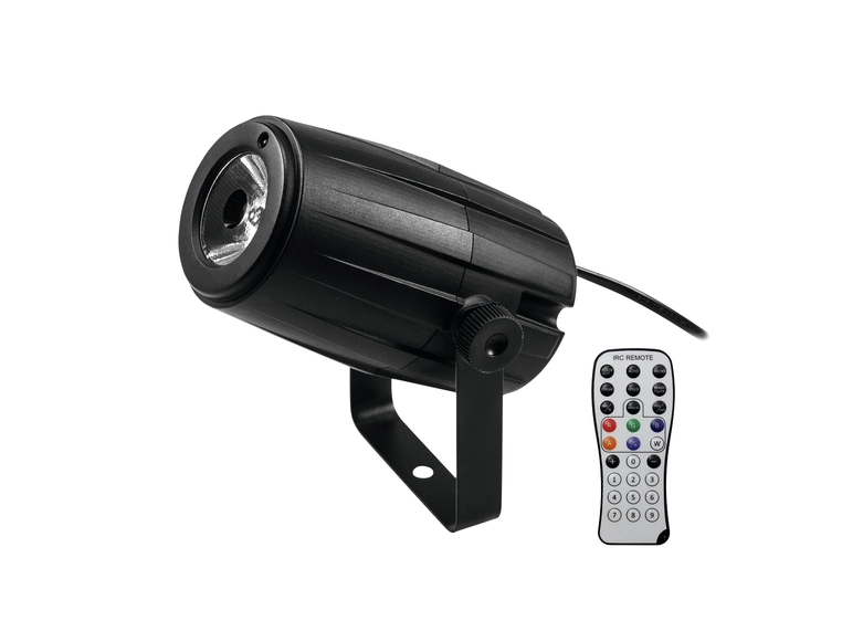 Eurolite Mirror Ball 20cm with motor & LED PST-5 QCL Spot bk 