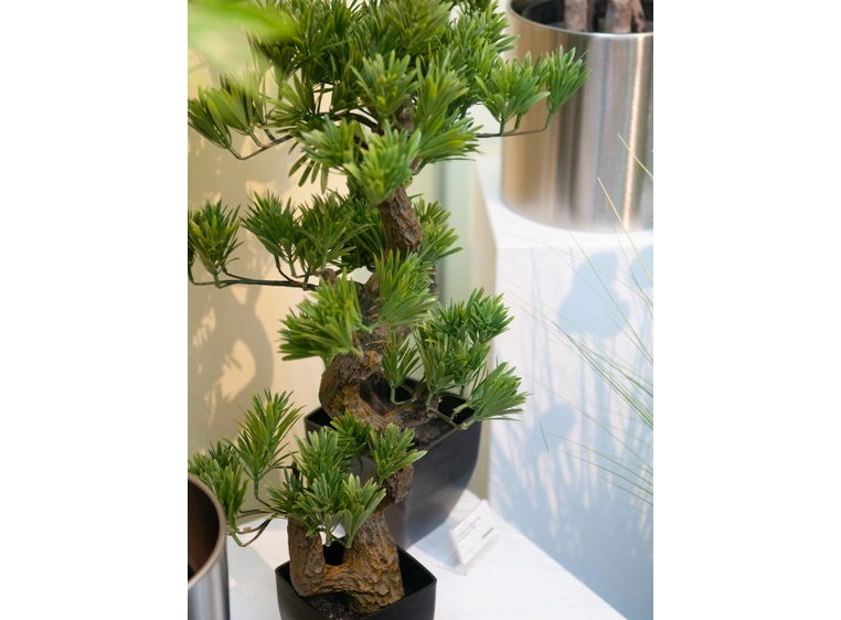 Europalms Pine bonsai artificial plant, 95cm 