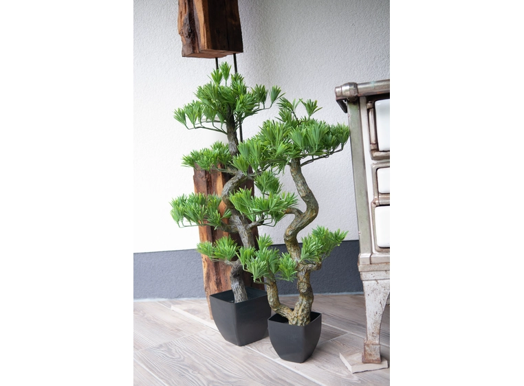 Europalms Pine bonsai artificial plant, 95cm 