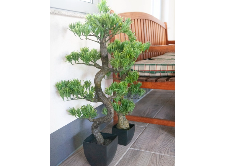 Europalms Pine bonsai artificial plant, 95cm 