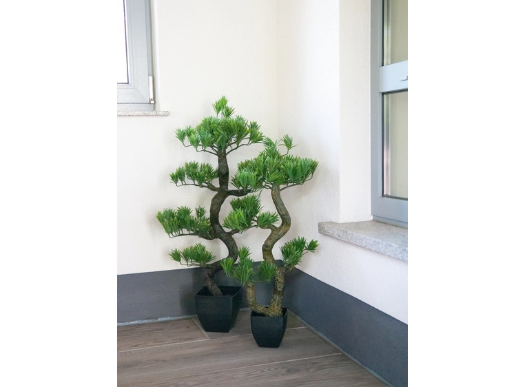 Europalms Pine bonsai artificial plant, 95cm 