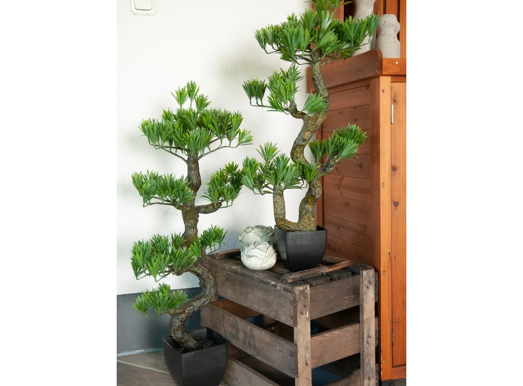 Europalms Pine bonsai artificial plant, 95cm 