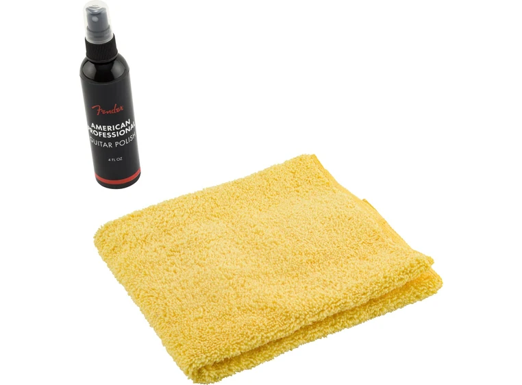 Fender 4oz Polish and Shop Cloth, 2 Pack 