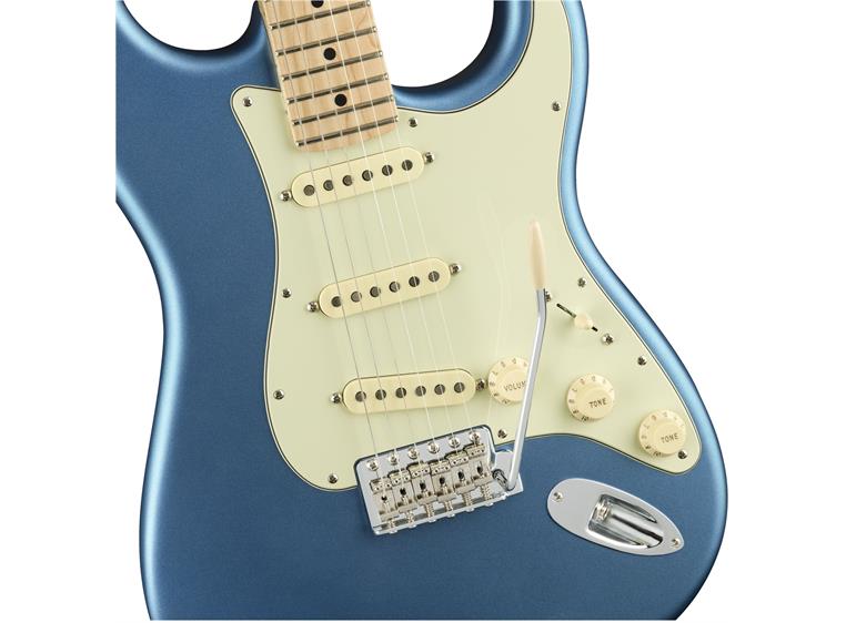 Fender Am Performer Strat MN Satin Lake Placid Blue - Forhåndsbestilling