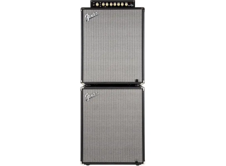 Fender Rumble 210 Cabinet Black and Silver 