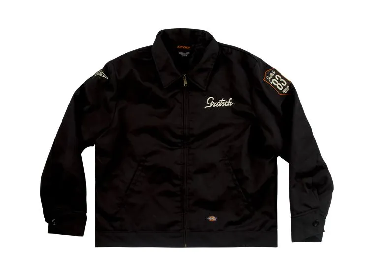 Gretsch Patch Jacket, Black, XXL Size: XXL 