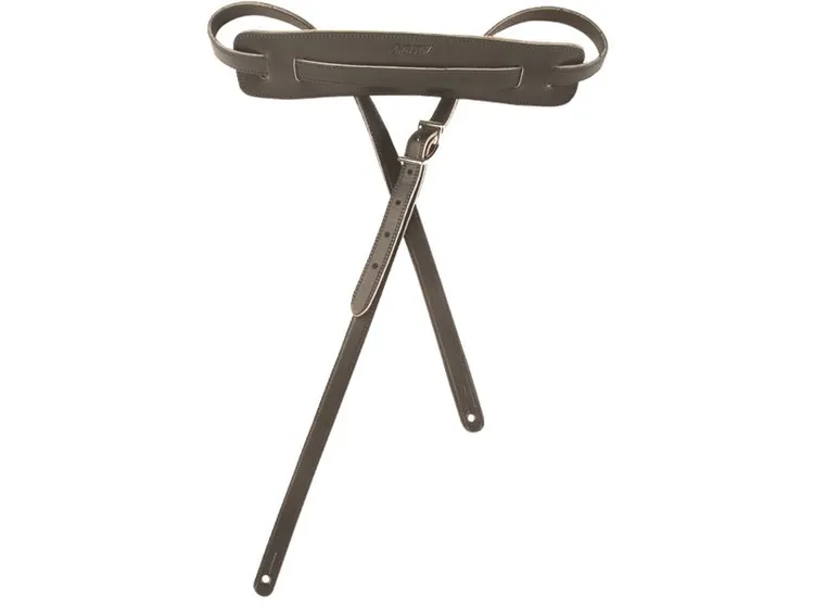 Gretsch Vintage Leather Guitar Strap Black 