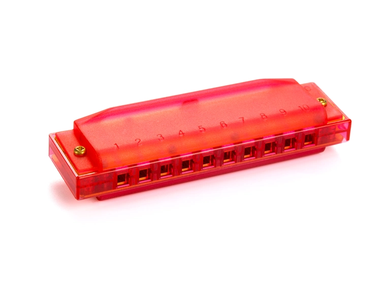 Hohner Translucent Harp red 