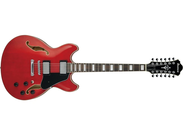 Ibanez AS7312-TCD El-gitar Artcore 12-str Transparent Cherry Red 