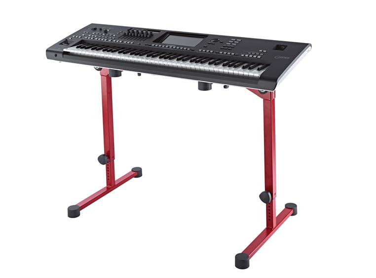 K&M 18820 keyboardstand table-style Omega Pro. Rød