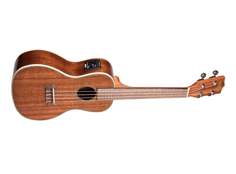 Kala KA-CGE Gloss Mahogany Concert Mahogany Ukulele w/EQ 